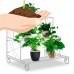Yaheetech 3 Tier Metal Plant Stand Flower Pot Rack Shelf Garden Outdoor Display Holder   